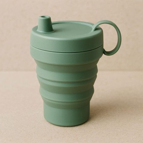 12 Silicone Foldable Drinking Cup - Eco-Friendly Hydration