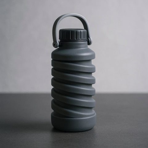 16 Space-Saving Foldable Flask - Travel Hydration Innovation