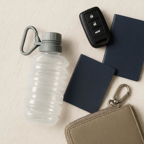 10 Foldable Plastic Water Bottle - On-the-Go Essentials