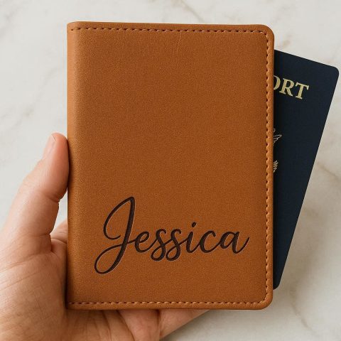 21 Personalized Passport Holder - Custom Travel Accessory